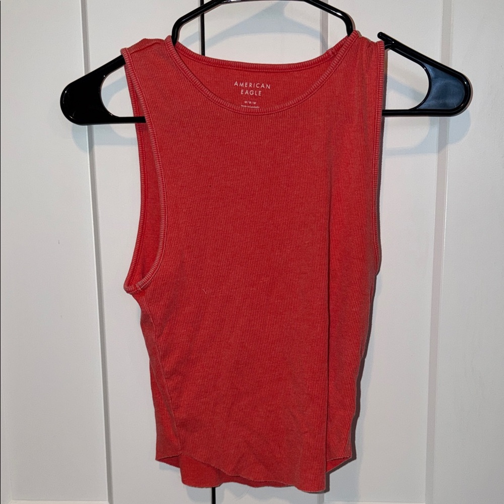 American Eagle Outfitters Vibrant Red Tank Top